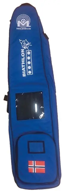 Futteral Skiskyting Mod Landrø Blått m/vindu - NY MODEL 