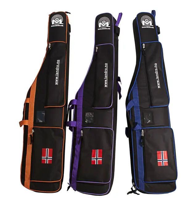 Futteral Sort/Brun Cordura Tykt polstret 140 cm 