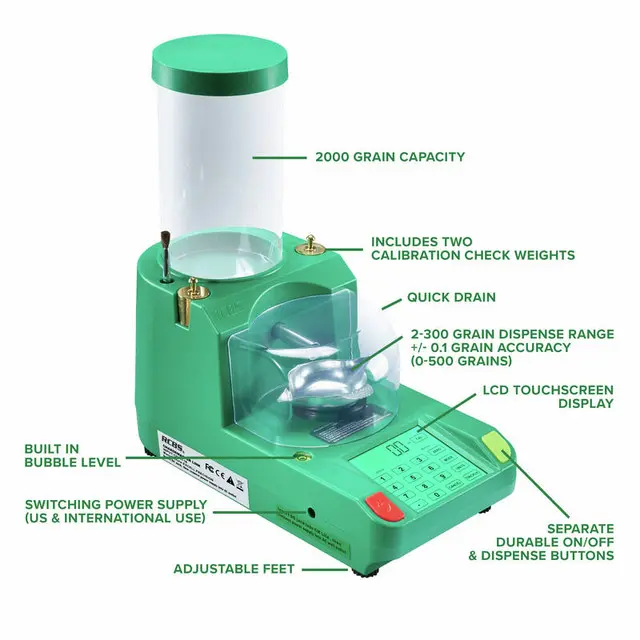 RCBS CHARGEMASTER kruttdispenser elektronisk 240 V 