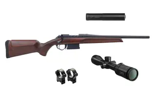 Rossi RB308 Cerakote Black 308 Win, 51cm  L&#248;p, G.B. Wood (Pakke)