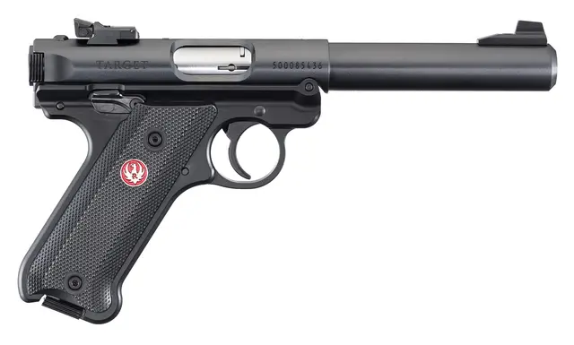 Ruger MK IV Target  Blånert .22lr 14cm pipe 