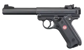 Ruger MK IV Target  Bl&#229;nert .22lr 14cm pipe