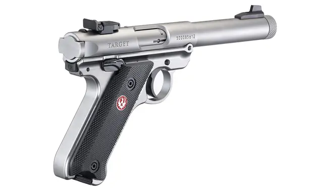Ruger MK IV Target Stainless 1/2"-28 .22lr 14cm pipe 