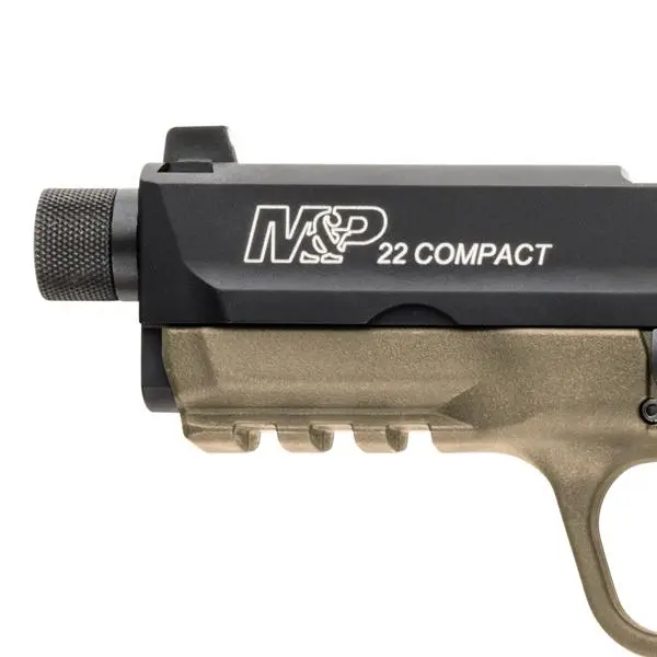 Smith & Wesson M&P22 Comp. 1/2"x28 FDE 1/2X28" FDE .22LR 3,6"/9,1cm løp 