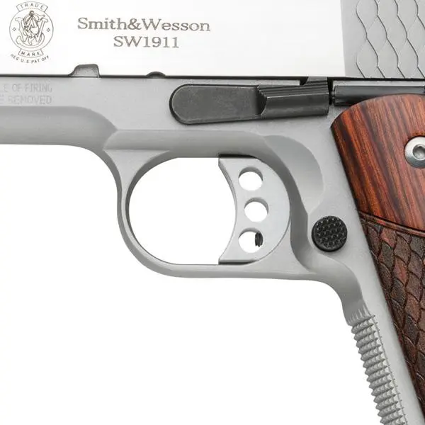 Smith & Wesson SW1911 E Series S/S 5" .45 ACP 5"/12,7cm løp 8-skudd SAO 
