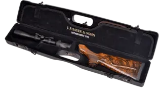 Sauer 404 Kompakt Koffert 1 rifle + 1 kikkert