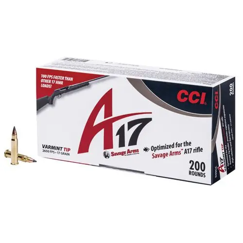 CCI 17 HMR A17 Varmint Tip 17grs 
