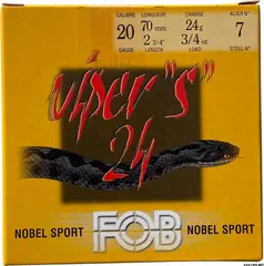 Nobel Viper Steel 20/70 - #7 24gr (25pk)