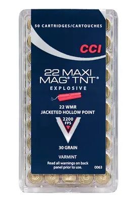 CCI 22 WMR Maxi-Mag TNT HP 