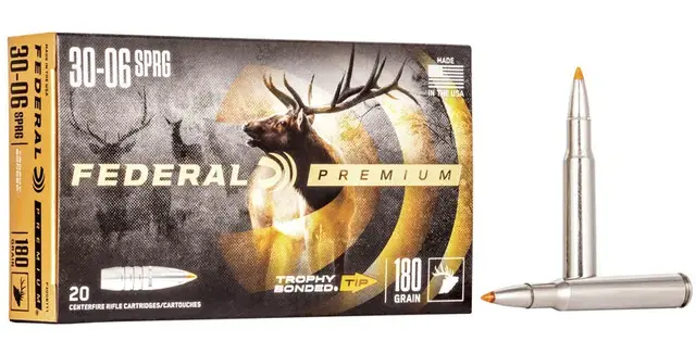 Federal Premium 30-06 180 grs Trophy Bonded 