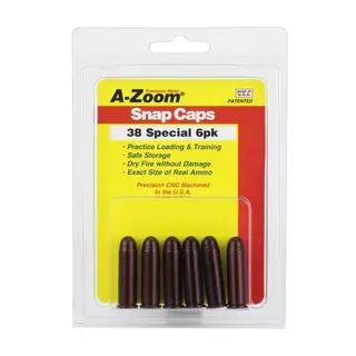 A-ZOOM Klikkpatron .38 SP/357MAG 6PK