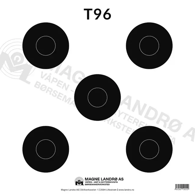 Skive T96 5-blinket m/resultatkort 