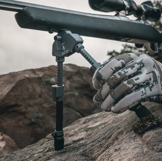 Spartan ProHunt TAC Bipod- Std Leg Black 