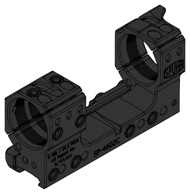 Spuhr SP-4602C - 34mm 6MIL/20,6MOA - H38mm Gen3 