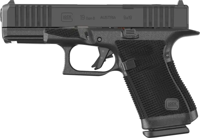Glock 19 Gen 6 MOS FS Pistol .9mm 10,2 cm 