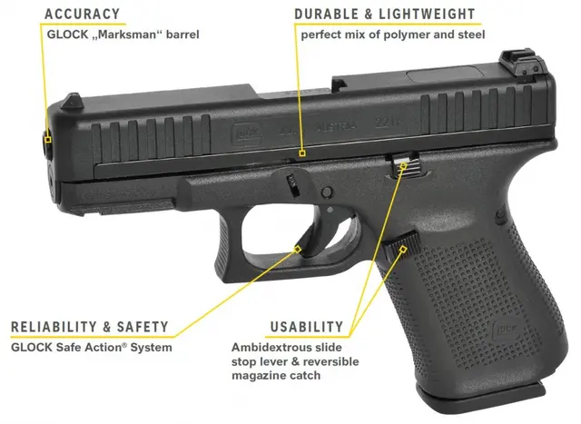 Glock 44 .22LR - 10cm LØP, M9x0,75 