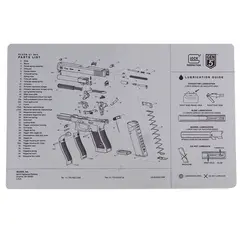 Glock Underlagsmatte G17 Gen5 - neopren