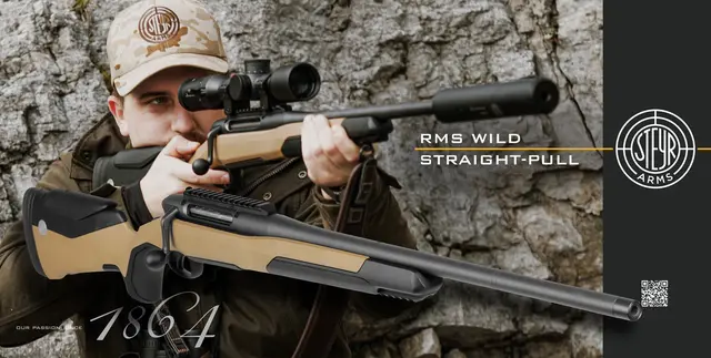 Steyr RMS Wild Brown kal 308, løp 51 cm, M15x1 