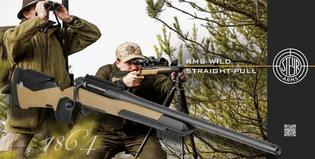 Steyr RMS Wild Brown kal 308, løp 51 cm, M15x1 