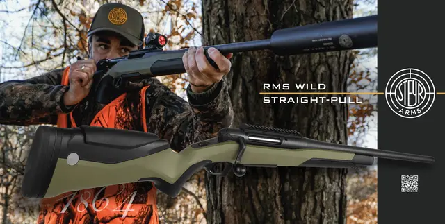 Steyr RMS Wild Green kal 308, løp 51 cm, M15x1 