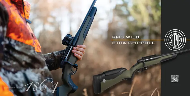 Steyr RMS Wild Green kal 308, løp 51 cm, M15x1 