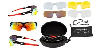 Skytebrille Tacband med 5 glass