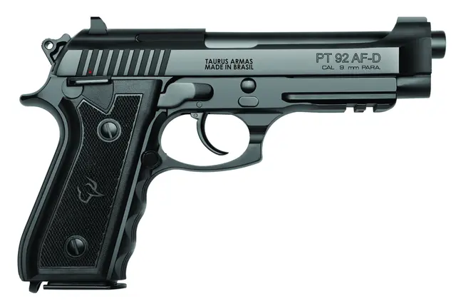 Taurus Pistol Mod.92 9mm Alu/sort 17 skudd m.rail 
