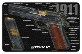 TEKMAT pussematte 1911 Cutaway - neopren