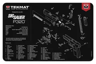 TEKMAT pussematte SigSauer 320 - neopren