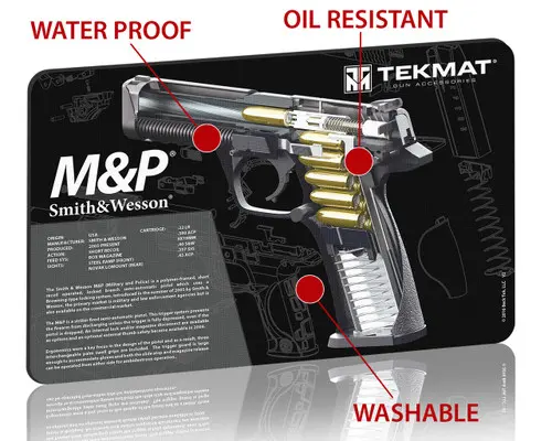 TEKMAT pussematte S&W M&P Cutaway - neopren 