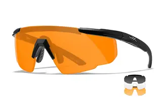 Wiley X SABER Advanced Gr&#229;/Klar/ Lys Orange. Matt Sort Ramme