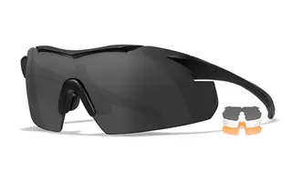 Wiley X VAPOR 2.5 Gr&#229;/Lys/Lys Orange Matt Sort Ramme
