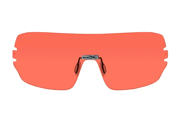 Wiley X DETECTION skytebriller Klar/gul/orange/lilla/kobber. sort ramme 