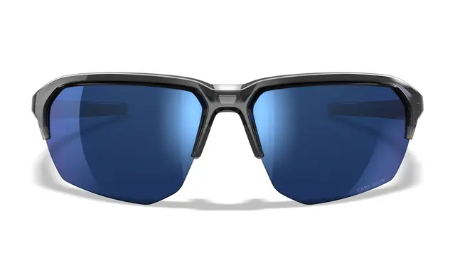 Wiley X Jakl CAPTIVATE™ Polarized Blue Mirror, gloss krystal grå ramme 